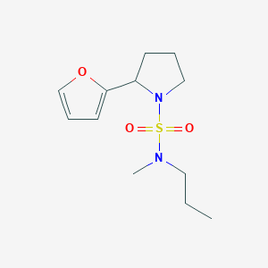 2-(furan-2-yl)-N-methyl-N-propylpyrrolidine-1-sulfonamide