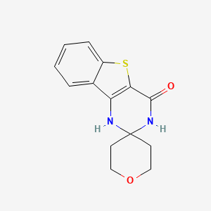 Spiro[1,3-dihydro-[1]benzothiolo[3,2-d]pyrimidine-2,4'-oxane]-4-one