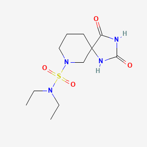 N,N-diethyl-2,4-dioxo-1,3,9-triazaspiro[4.5]decane-9-sulfonamide