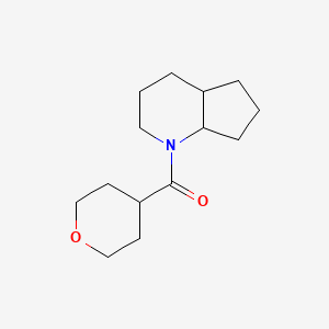 2,3,4,4a,5,6,7,7a-Octahydrocyclopenta[b]pyridin-1-yl(oxan-4-yl)methanone