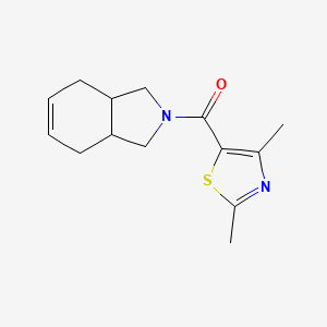 1,3,3a,4,7,7a-Hexahydroisoindol-2-yl-(2,4-dimethyl-1,3-thiazol-5-yl)methanone