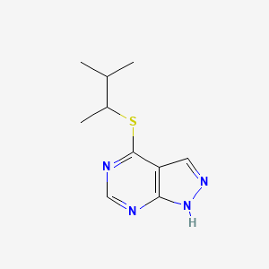 4-(3-methylbutan-2-ylsulfanyl)-1H-pyrazolo[3,4-d]pyrimidine