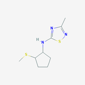 3-Methyl-N-(2-(methylthio)cyclopentyl)-1,2,4-thiadiazol-5-amine