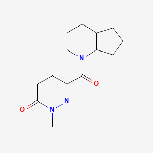 6-(2,3,4,4a,5,6,7,7a-Octahydrocyclopenta[b]pyridine-1-carbonyl)-2-methyl-4,5-dihydropyridazin-3-one