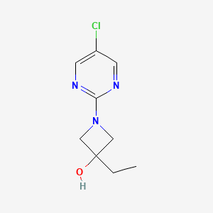 1-(5-Chloropyrimidin-2-yl)-3-ethylazetidin-3-ol