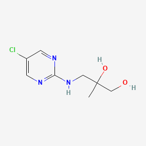 3-[(5-Chloropyrimidin-2-yl)amino]-2-methylpropane-1,2-diol