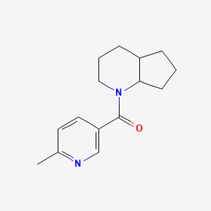 2,3,4,4a,5,6,7,7a-Octahydrocyclopenta[b]pyridin-1-yl-(6-methylpyridin-3-yl)methanone