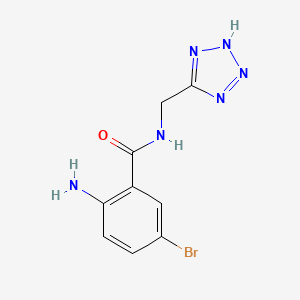 2-amino-5-bromo-N-(2H-tetrazol-5-ylmethyl)benzamide