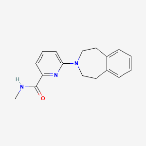 N-methyl-6-(1,2,4,5-tetrahydro-3-benzazepin-3-yl)pyridine-2-carboxamide