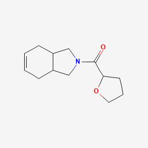 1,3,3a,4,7,7a-Hexahydroisoindol-2-yl(oxolan-2-yl)methanone