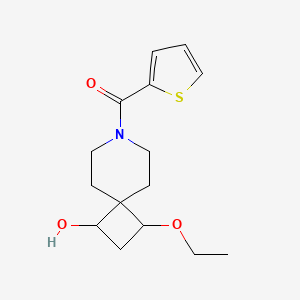 (3-Ethoxy-1-hydroxy-7-azaspiro[3.5]nonan-7-yl)-thiophen-2-ylmethanone