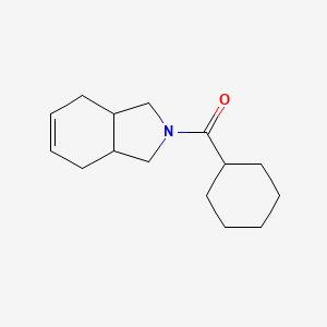 1,3,3a,4,7,7a-Hexahydroisoindol-2-yl(cyclohexyl)methanone