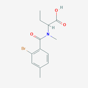 2-[(2-Bromo-4-methylbenzoyl)-methylamino]butanoic acid