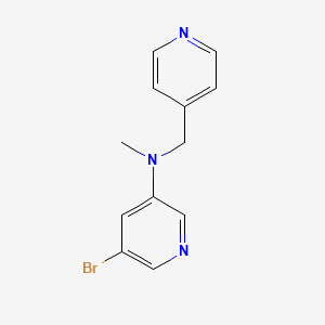 5-bromo-N-methyl-N-(pyridin-4-ylmethyl)pyridin-3-amine