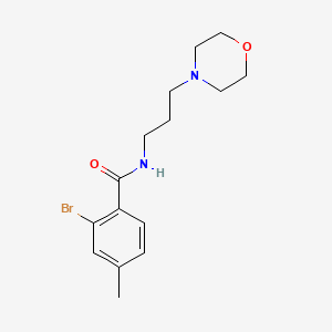 2-bromo-4-methyl-N-(3-morpholin-4-ylpropyl)benzamide