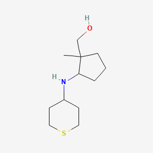 [1-Methyl-2-(thian-4-ylamino)cyclopentyl]methanol