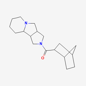 1,3,3a,4,6,7,8,9,9a,9b-Decahydropyrrolo[3,4-a]indolizin-2-yl(2-bicyclo[2.2.1]heptanyl)methanone