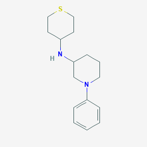 1-phenyl-N-(thian-4-yl)piperidin-3-amine