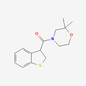 2,3-Dihydro-1-benzothiophen-3-yl-(2,2-dimethylmorpholin-4-yl)methanone