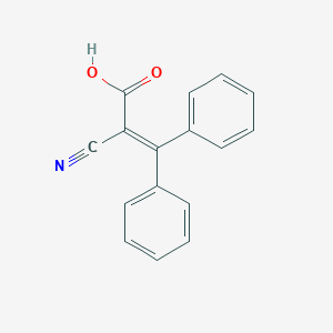 molecular formula C16H11NO2 B076211 2-Cyano-3,3-diphenylacrylic acid CAS No. 10380-41-3