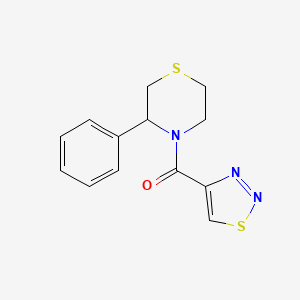 (3-Phenylthiomorpholin-4-yl)-(thiadiazol-4-yl)methanone