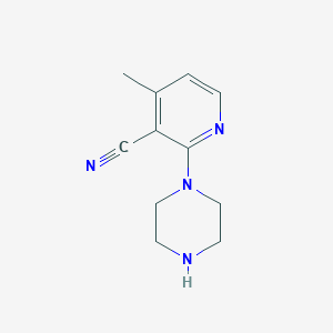 4-Methyl-2-piperazin-1-ylpyridine-3-carbonitrile