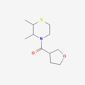 (2,3-Dimethylthiomorpholin-4-yl)-(oxolan-3-yl)methanone