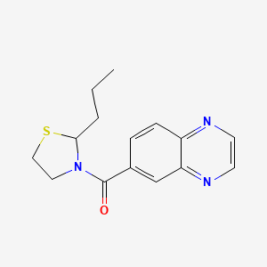 (2-Propyl-1,3-thiazolidin-3-yl)-quinoxalin-6-ylmethanone