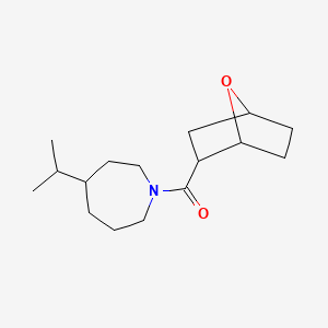 7-Oxabicyclo[2.2.1]heptan-2-yl-(4-propan-2-ylazepan-1-yl)methanone