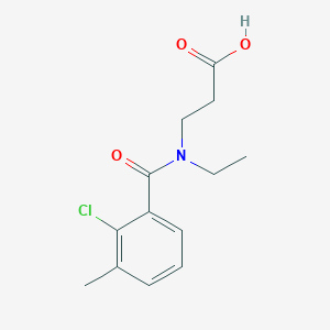 3-[(2-Chloro-3-methylbenzoyl)-ethylamino]propanoic acid