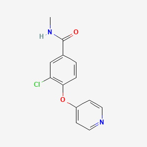 3-chloro-N-methyl-4-pyridin-4-yloxybenzamide