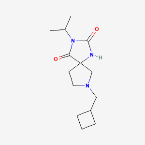 7-(Cyclobutylmethyl)-3-propan-2-yl-1,3,7-triazaspiro[4.4]nonane-2,4-dione