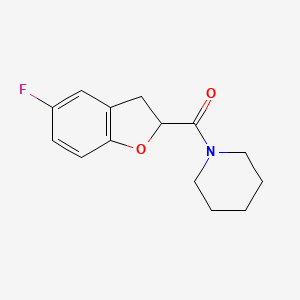 (5-Fluoro-2,3-dihydro-1-benzofuran-2-yl)-piperidin-1-ylmethanone