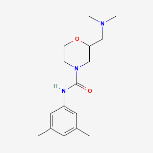 2-[(dimethylamino)methyl]-N-(3,5-dimethylphenyl)morpholine-4-carboxamide