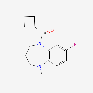 cyclobutyl-(7-fluoro-1-methyl-3,4-dihydro-2H-1,5-benzodiazepin-5-yl)methanone