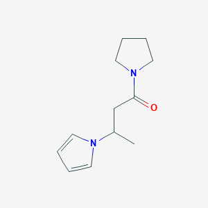 1-Pyrrolidin-1-yl-3-pyrrol-1-ylbutan-1-one