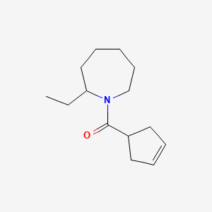 Cyclopent-3-en-1-yl-(2-ethylazepan-1-yl)methanone