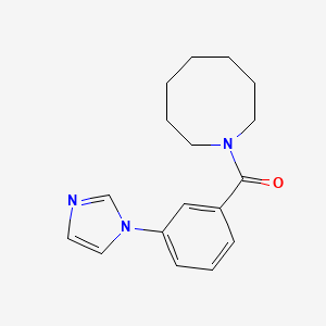 Azocan-1-yl-(3-imidazol-1-ylphenyl)methanone