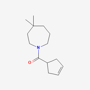 Cyclopent-3-en-1-yl-(4,4-dimethylazepan-1-yl)methanone