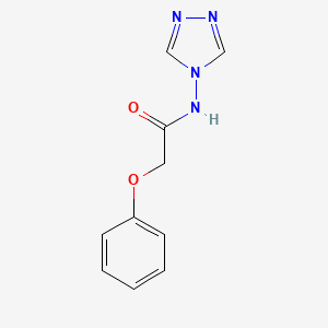 2-phenoxy-N-(4H-1,2,4-triazol-4-yl)acetamide