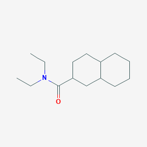 N,N-diethyl-1,2,3,4,4a,5,6,7,8,8a-decahydronaphthalene-2-carboxamide