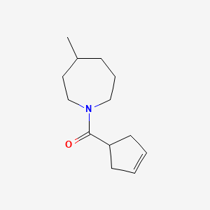 Cyclopent-3-en-1-yl-(4-methylazepan-1-yl)methanone