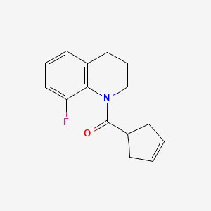 cyclopent-3-en-1-yl-(8-fluoro-3,4-dihydro-2H-quinolin-1-yl)methanone