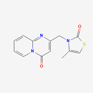 4-Methyl-3-[(4-oxopyrido[1,2-a]pyrimidin-2-yl)methyl]-1,3-thiazol-2-one