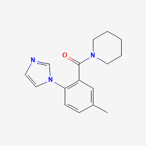 (2-Imidazol-1-yl-5-methylphenyl)-piperidin-1-ylmethanone