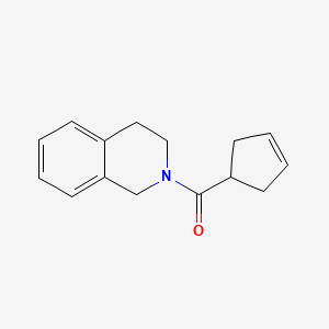 cyclopent-3-en-1-yl(3,4-dihydro-1H-isoquinolin-2-yl)methanone