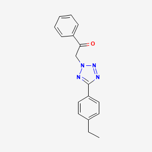 2-[5-(4-Ethylphenyl)tetrazol-2-yl]-1-phenylethanone