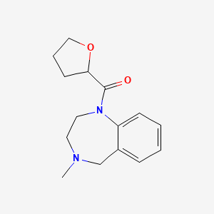 (4-methyl-3,5-dihydro-2H-1,4-benzodiazepin-1-yl)-(oxolan-2-yl)methanone