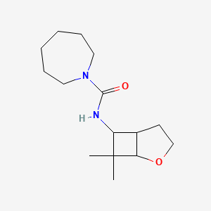 N-(7,7-dimethyl-2-oxabicyclo[3.2.0]heptan-6-yl)azepane-1-carboxamide