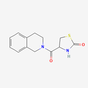 4-(3,4-dihydro-1H-isoquinoline-2-carbonyl)-1,3-thiazolidin-2-one